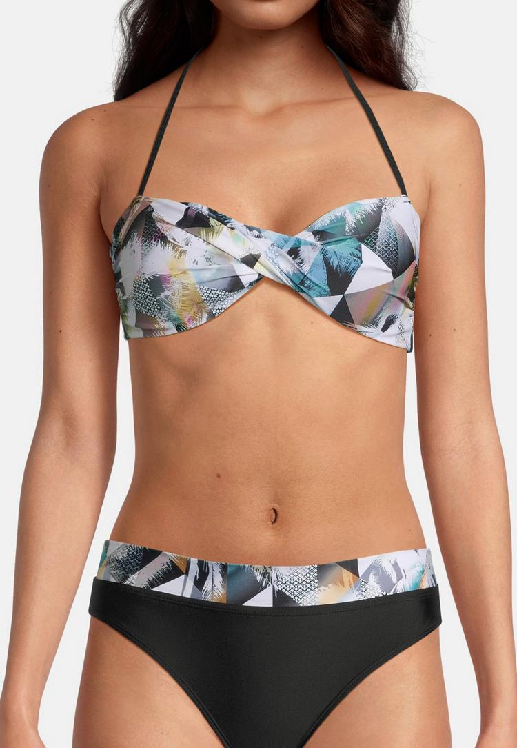 BECO BEERMANN BECO BEERMANN Heavenly Palms Bikini Set Damen - schwarz-wei&szlig; - 2 | SportScheck