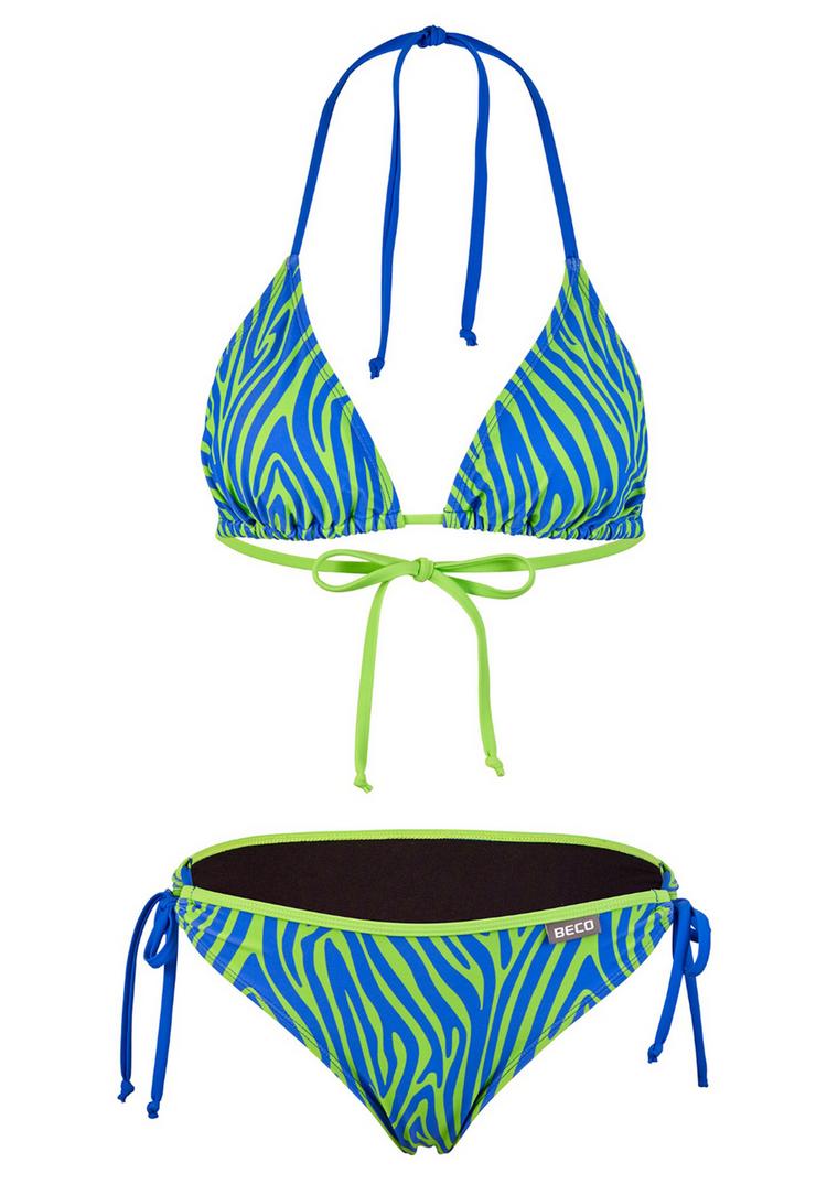 BECO BEERMANN BECO BEERMANN Zebra Vibes Bikini Set Damen - blau-gr&uuml;n - 0 | SportScheck