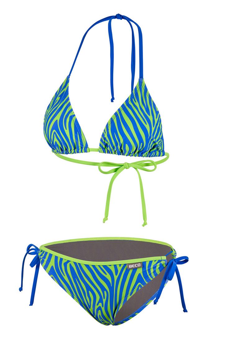 BECO BEERMANN BECO BEERMANN Zebra Vibes Bikini Set Damen - blau-gr&uuml;n - 0 | SportScheck