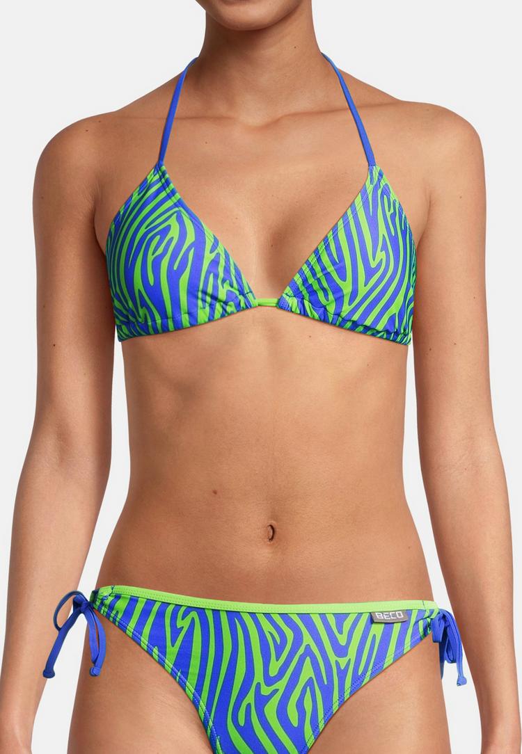 BECO BEERMANN BECO BEERMANN Zebra Vibes Bikini Set Damen - blau-gr&uuml;n - 2 | SportScheck