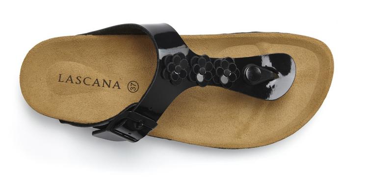 Lascana Lascana Zehentrenner Zehentrenner Damen - schwarz Lack - 3 | SportScheck