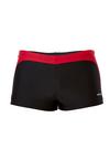 BECO BEERMANN Square Leg Badehose "Side Flash" Badehose Herren - rot-schwarz