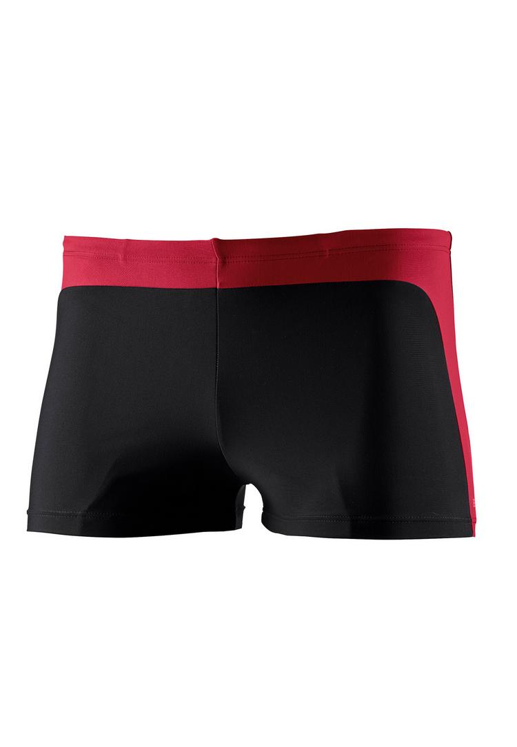 BECO BEERMANN BECO BEERMANN Square Leg Badehose "Side Flash" Badehose Herren - rot-schwarz - 0 | SportScheck