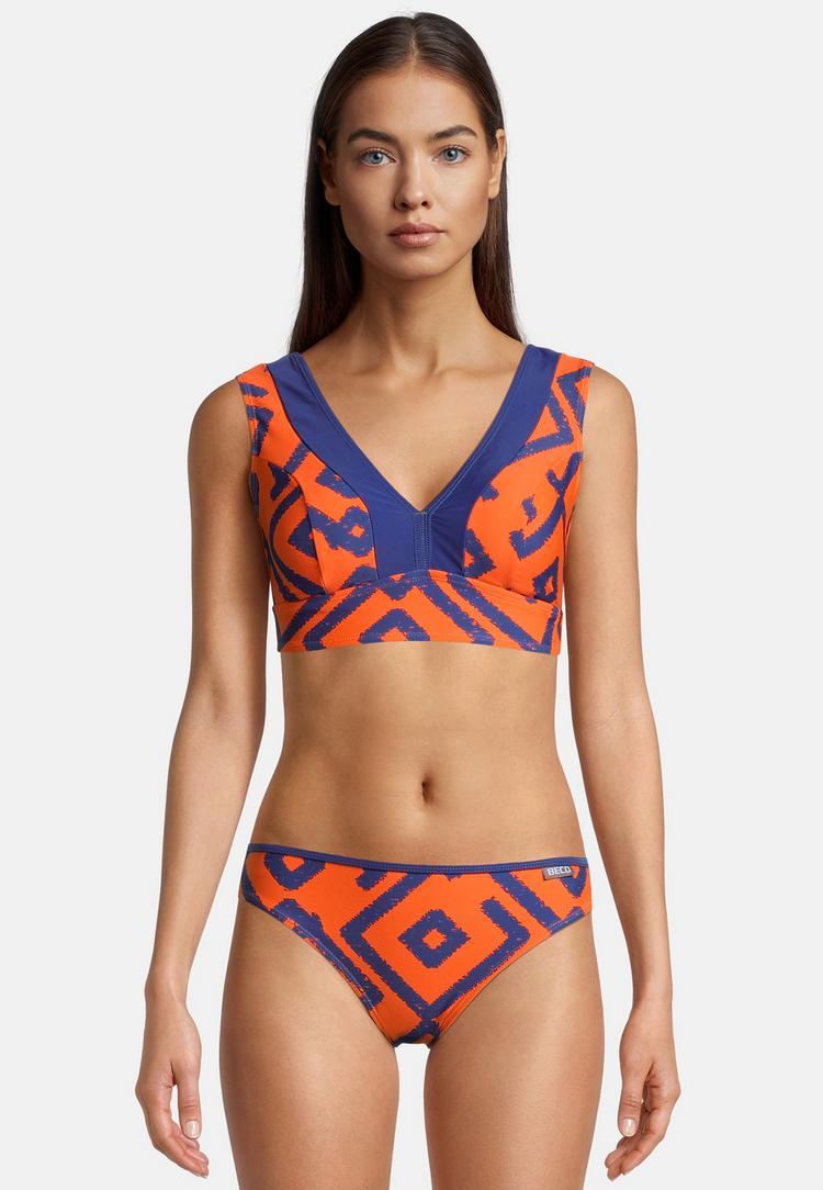 BECO BEERMANN BECO BEERMANN Inka Graphic Bikini Set Damen - blau-orange - 0 | SportScheck