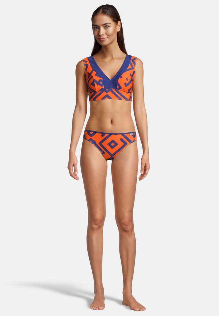 BECO BEERMANN BECO BEERMANN Inka Graphic Bikini Set Damen - blau-orange - 2 | SportScheck