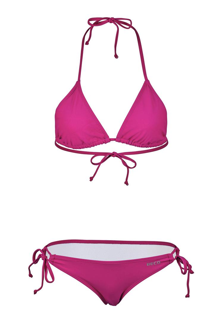 BECO BEERMANN BECO BEERMANN BECO-Basic Side Tie Triangle Bikini Bikini Set Damen - berry-fuchsia - 0 | SportScheck