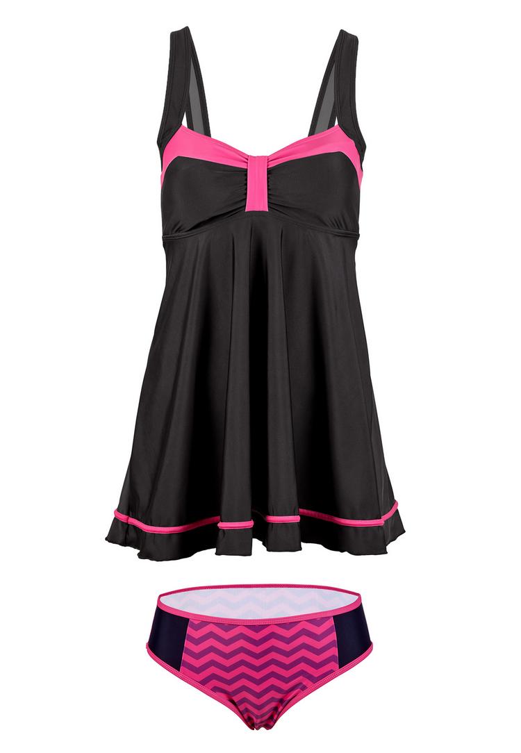 BECO BEERMANN BECO BEERMANN Zigzag Bikini Set Damen - schwarz-pink - 0 | SportScheck