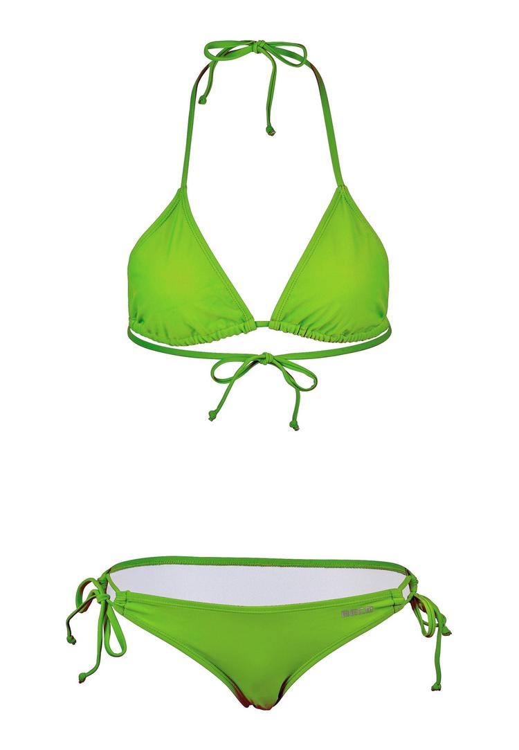 BECO BEERMANN BECO BEERMANN BECO-Basic Side Tie Triangle Bikini Bikini Set Damen - neongr&uuml;n - 0 | SportScheck