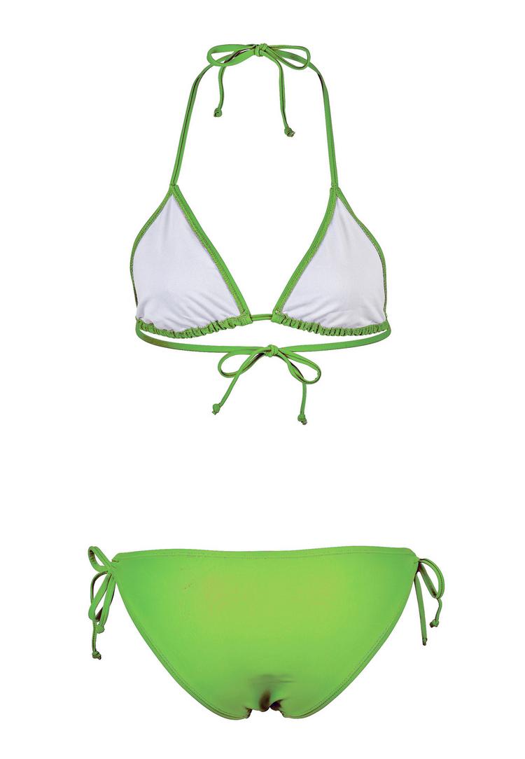 BECO BEERMANN BECO BEERMANN BECO-Basic Side Tie Triangle Bikini Bikini Set Damen - neongr&uuml;n - 0 | SportScheck