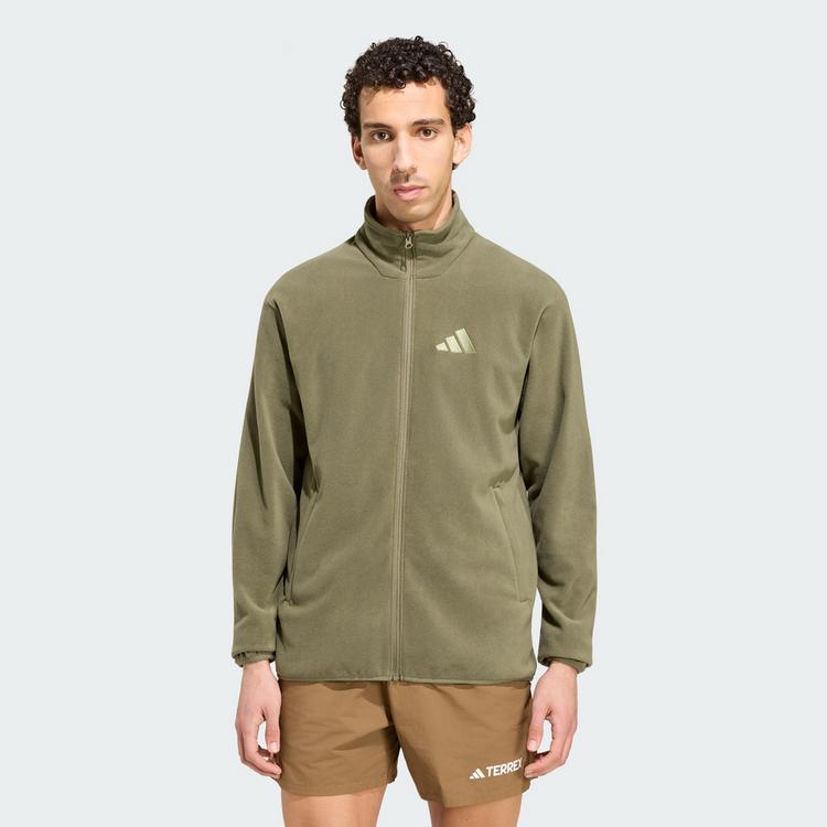 adidas adidas Terrex Multi Essentials Fleecejacke, Fleecejacke Herren - Olive Strata - 0 | SportScheck
