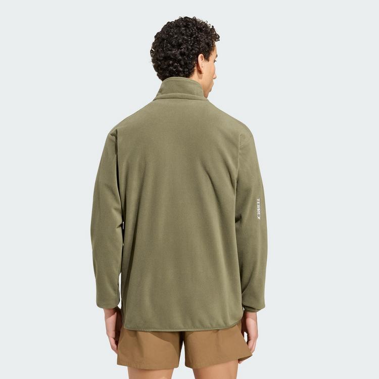 adidas adidas Terrex Multi Essentials Fleecejacke, Fleecejacke Herren - Olive Strata - 1 | SportScheck