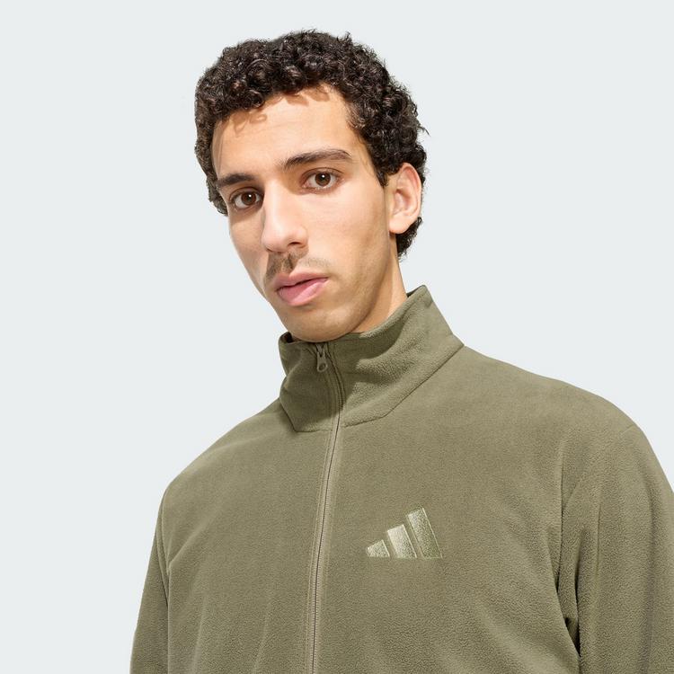 adidas adidas Terrex Multi Essentials Fleecejacke, Fleecejacke Herren - Olive Strata - 0 | SportScheck