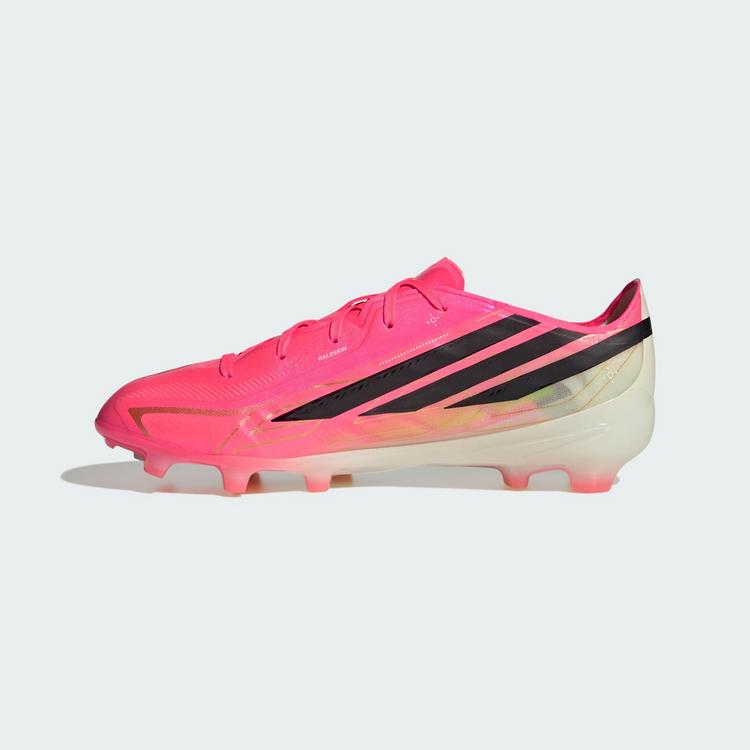 adidas adidas F50 HYPERFAST ELITE Kids FG Fu&szlig;ballschuh Fu&szlig;ballschuhe Kinder - Solar Turbo / Core Black / Gold Metallic - 4 | SportScheck