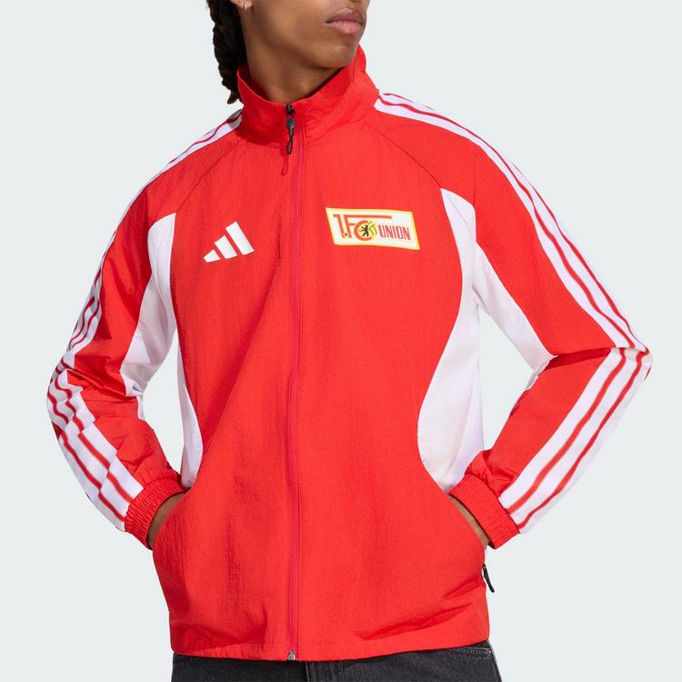 adidas adidas Union Berlin Anthem Heimjacke Funktionstop Herren - Vivid Red / White - 0 | SportScheck