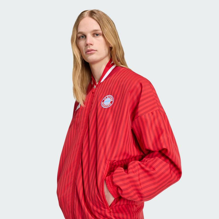 adidas adidas FC Bayern M&uuml;nchen Stadium Trainingsjacke Trainingsjacke Herren - Better Scarlet / Team Victory Red - 0 | SportScheck