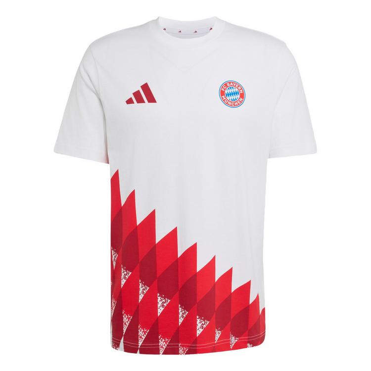 adidas adidas FC Bayern M&uuml;nchen Anthem Grafik T-Shirt T-Shirt Herren - White / Team Victory Red - 0 | SportScheck