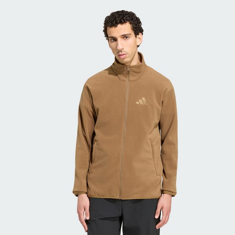 adidas adidas Terrex Multi Essentials Fleecejacke, Fleecejacke Herren - Brown Oxide - 0 | SportScheck