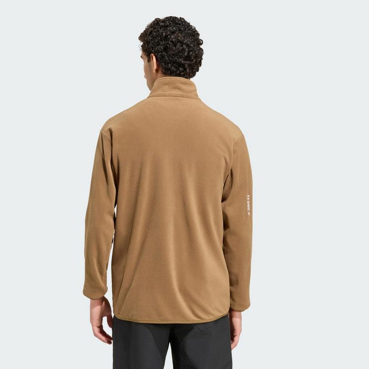 adidas adidas Terrex Multi Essentials Fleecejacke, Fleecejacke Herren - Brown Oxide - 1 | SportScheck