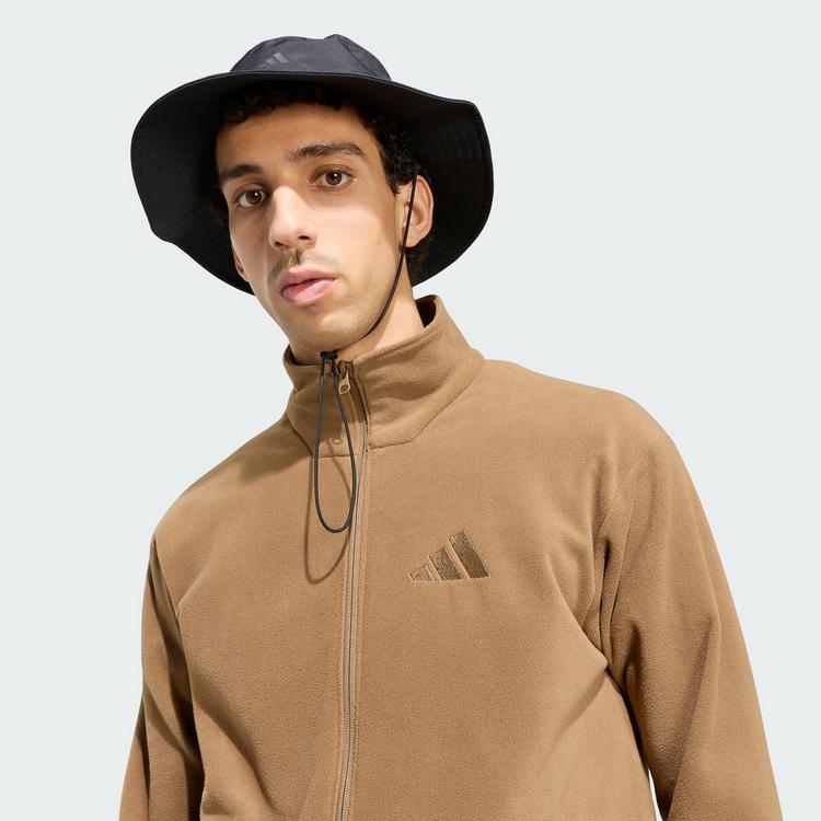 adidas adidas Terrex Multi Essentials Fleecejacke, Fleecejacke Herren - Brown Oxide - 0 | SportScheck