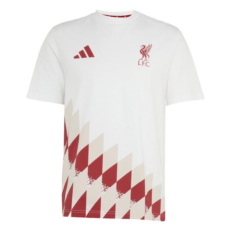 adidas adidas FC Liverpool Stadium Grafik T-Shirt T-Shirt Herren - White / Active Maroon - 0 | SportScheck