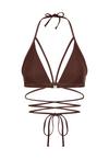 LSCN by Lascana Triangel-Bikini-Top Bikini Oberteil Damen - braun