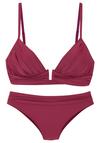 Lascana Triangel-Bikini Bikini Set Damen - bordeaux