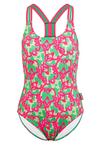 BECO BEERMANN Hawaii Breeze Badeanzug Damen - pink-gr&uuml;n