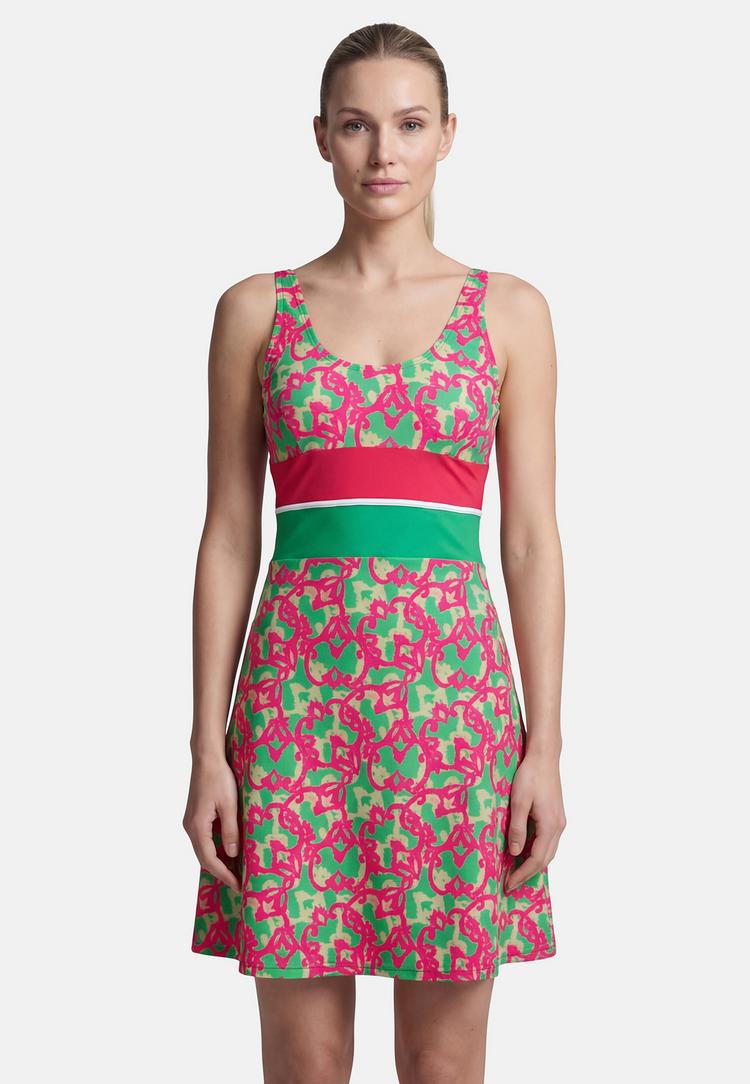 BECO BEERMANN BECO BEERMANN Hawaii Breeze Badeanzug Damen - pink-gr&uuml;n - 0 | SportScheck