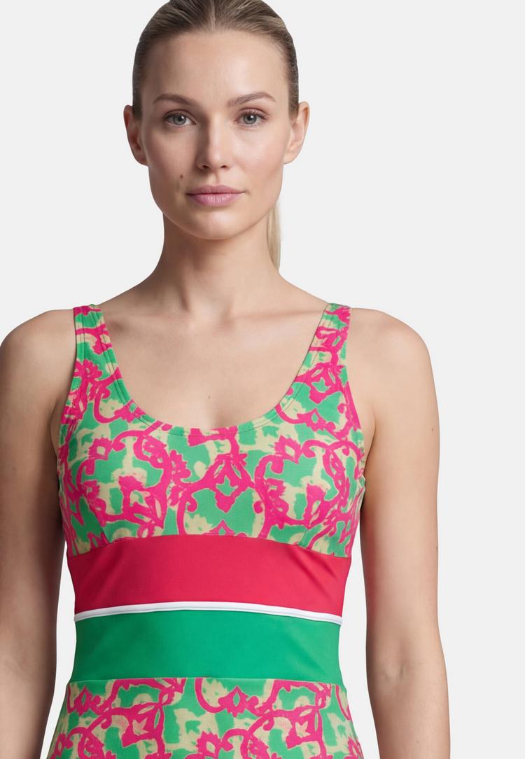 BECO BEERMANN BECO BEERMANN Hawaii Breeze Badeanzug Damen - pink-gr&uuml;n - 2 | SportScheck