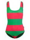 BECO BEERMANN Hawaii Breeze Badeanzug Damen - pink-gr&uuml;n