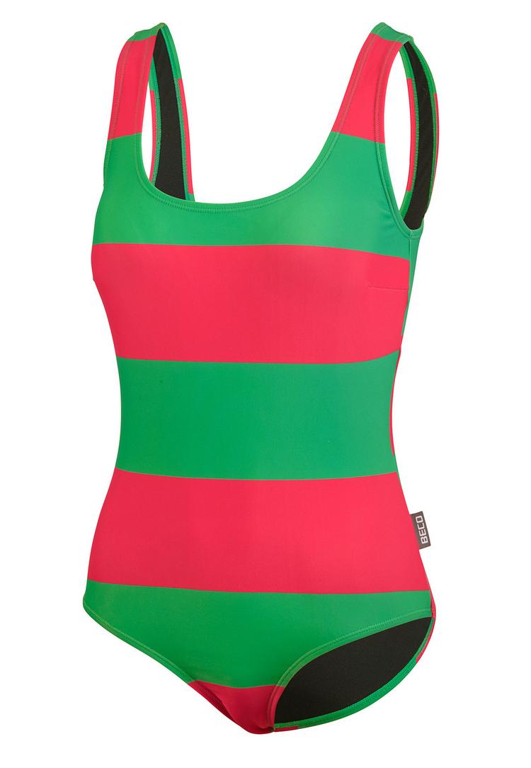 BECO BEERMANN BECO BEERMANN Hawaii Breeze Badeanzug Damen - pink-gr&uuml;n - 0 | SportScheck
