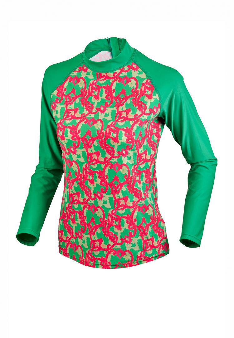 BECO BEERMANN BECO BEERMANN Hawaii Breeze Funktionsshirt Damen - pink-gr&uuml;n - 0 | SportScheck