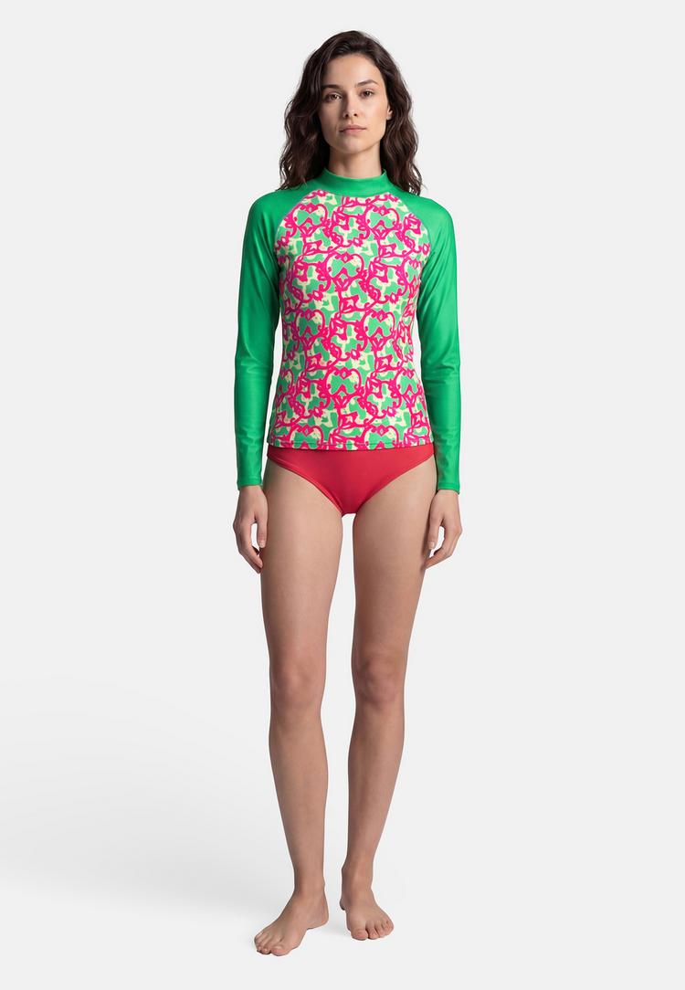 BECO BEERMANN BECO BEERMANN Hawaii Breeze Funktionsshirt Damen - pink-gr&uuml;n - 1 | SportScheck