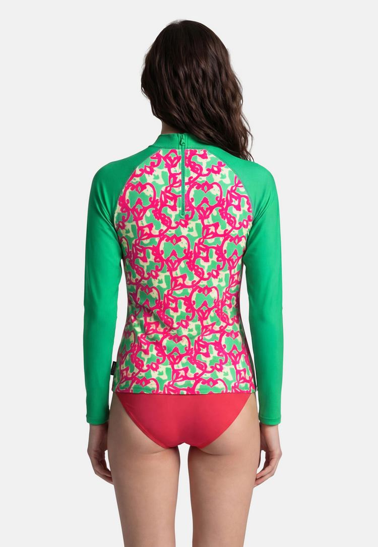 BECO BEERMANN BECO BEERMANN Hawaii Breeze Funktionsshirt Damen - pink-gr&uuml;n - 3 | SportScheck