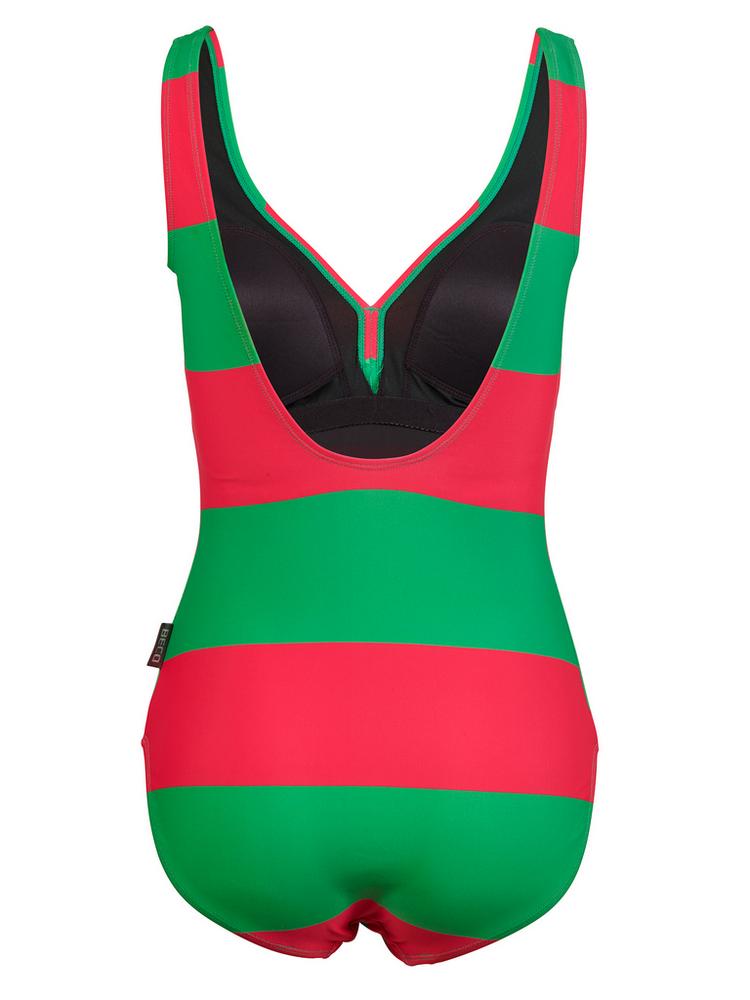 BECO BEERMANN BECO BEERMANN Hawaii Breeze Badeanzug Damen - pink-gr&uuml;n - 1 | SportScheck