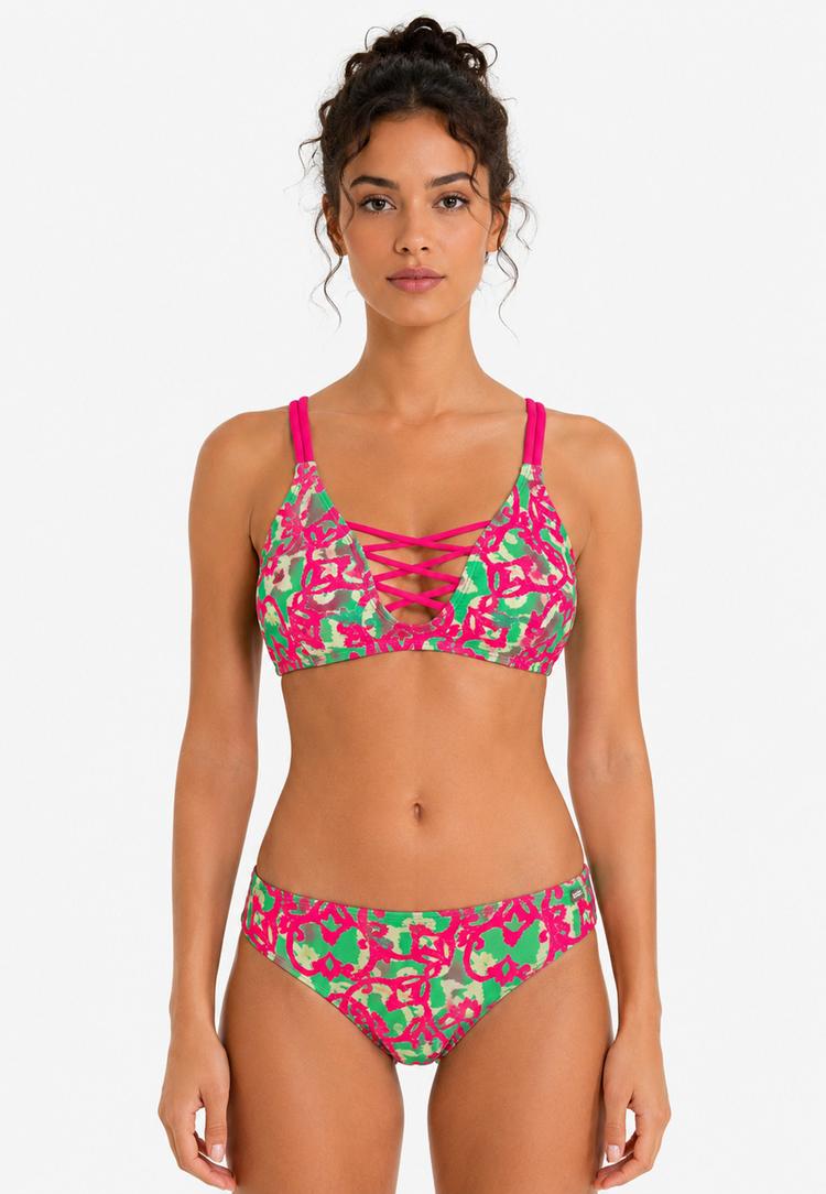 BECO BEERMANN BECO BEERMANN Hawaii Breeze Bikini Hose Damen - pink-gr&uuml;n - 0 | SportScheck