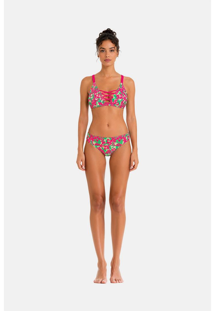 BECO BEERMANN BECO BEERMANN Hawaii Breeze Bikini Hose Damen - pink-gr&uuml;n - 1 | SportScheck