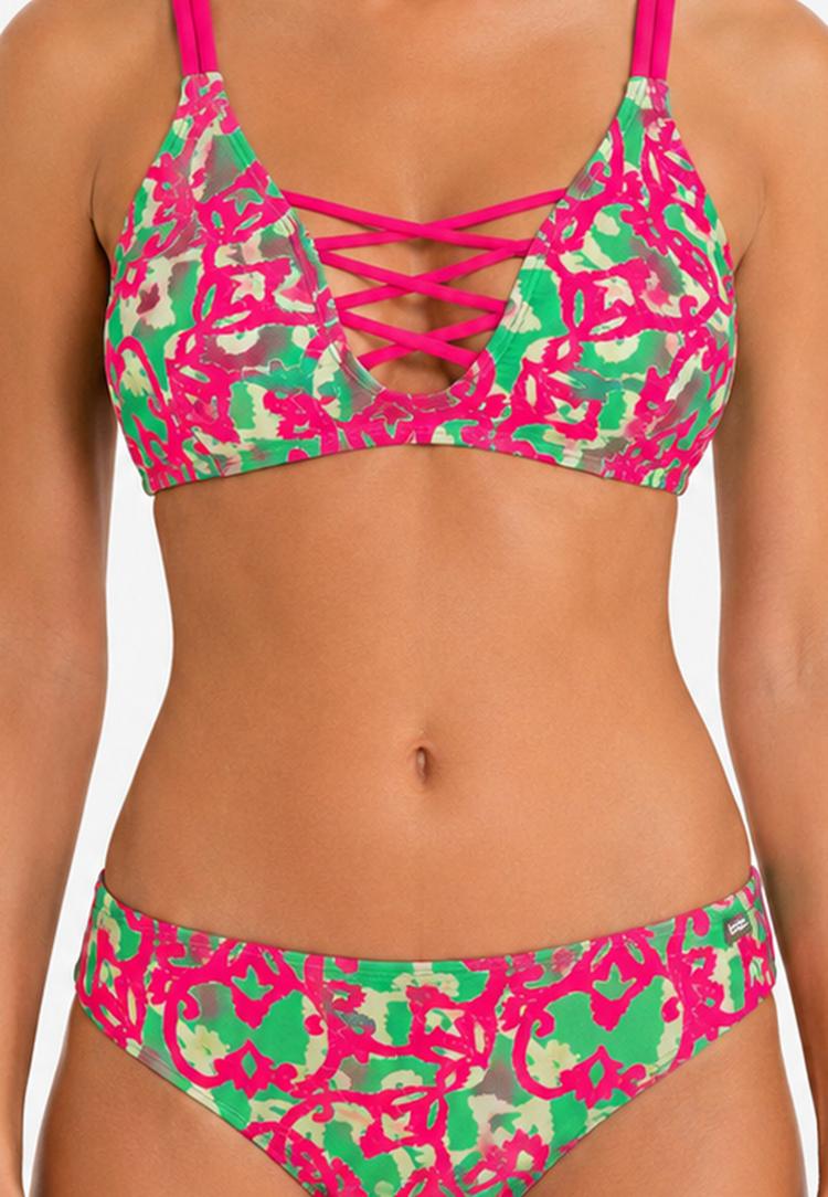BECO BEERMANN BECO BEERMANN Hawaii Breeze Bikini Hose Damen - pink-gr&uuml;n - 2 | SportScheck