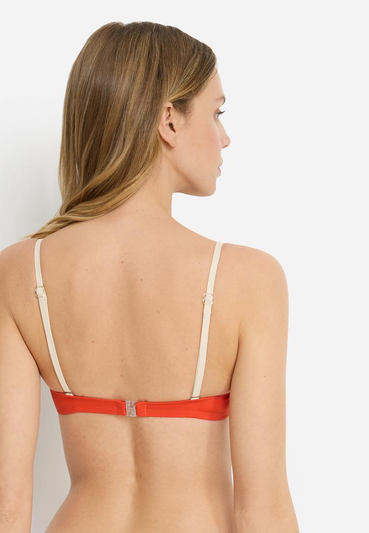 Copenhagen Studios Copenhagen Studios Bandeau-Bikini-Top Bikini Oberteil Damen - blutorange - 0 | SportScheck