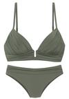 Lascana Triangel-Bikini Bikini Set Damen - oliv
