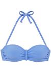 S.OLIVER B&uuml;gel-Bandeau-Bikini-Top Bikini Oberteil Damen - blau