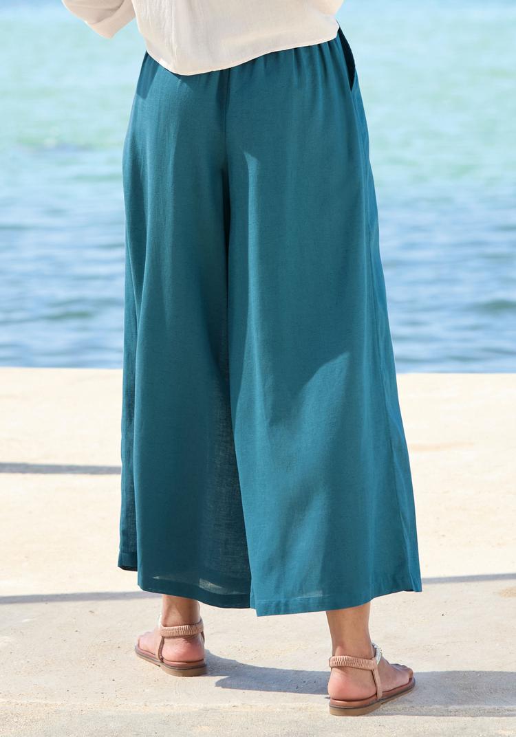 Lascana Lascana Culotte Printhose Damen - petrol - 0 | SportScheck