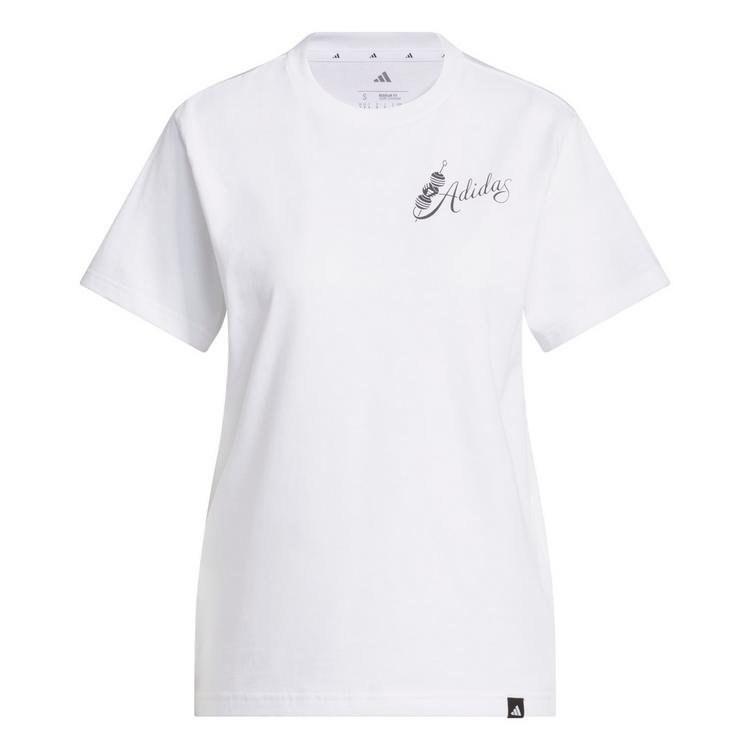 adidas adidas MIND BODY & SPIRIT(S) GRAPHIC T-SHIRT T-Shirt Damen - White - 0 | SportScheck