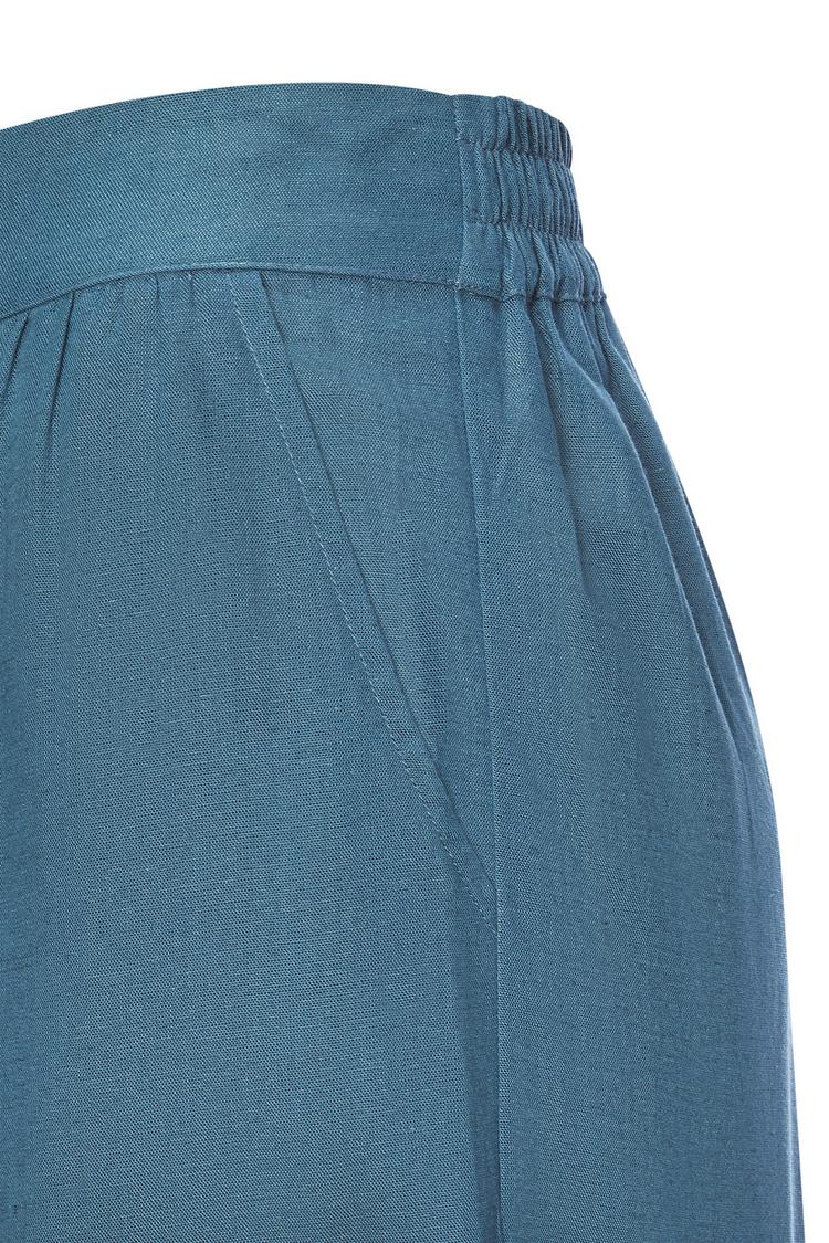 Lascana Lascana Culotte Printhose Damen - petrol - 1 | SportScheck