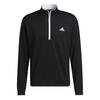 adidas Quarter-Zip Pullover Sweatshirt Herren - Black / White