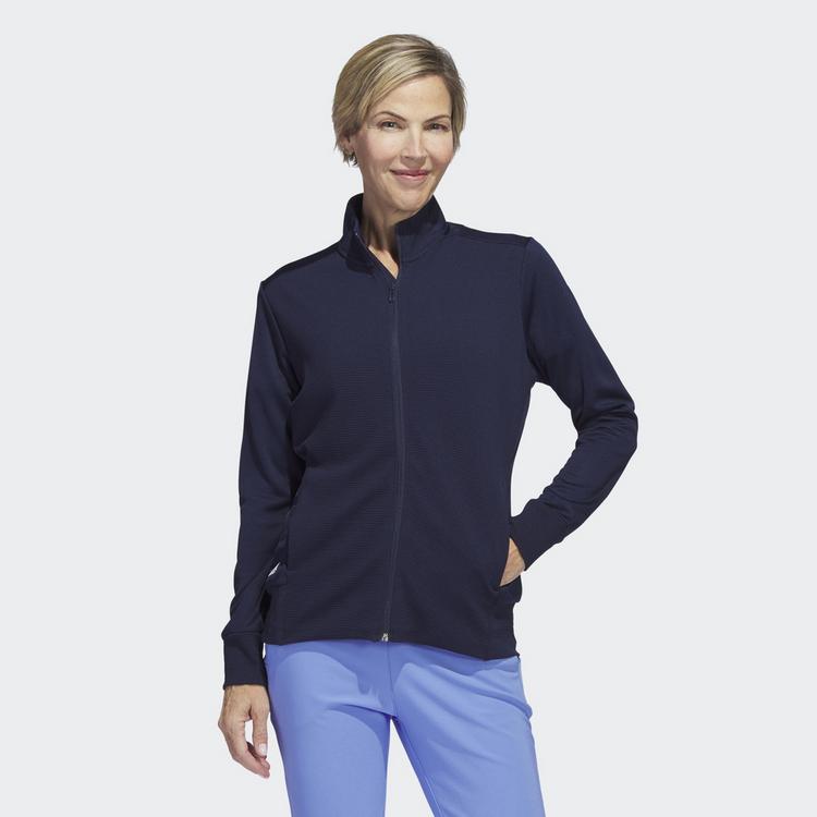 adidas adidas Textured Jacke Trainingsjacke Damen - Collegiate Navy - 0 | SportScheck