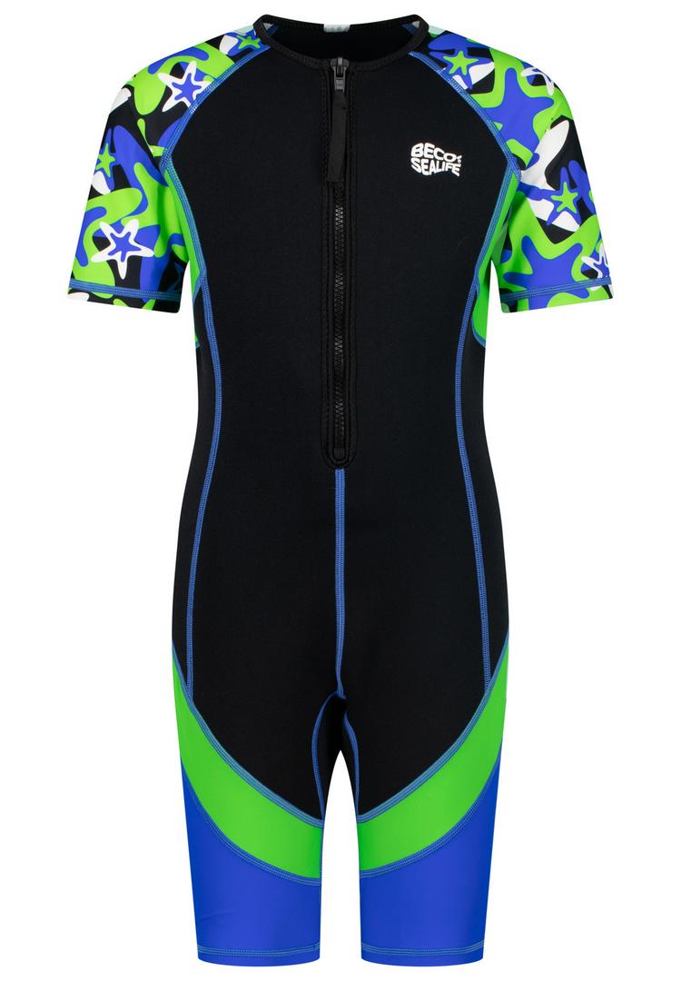 BECO BEERMANN BECO BEERMANN BECO-SEALIFE&reg; Neoprenanzug Jungen - schwarz-gr&uuml;n - 0 | SportScheck