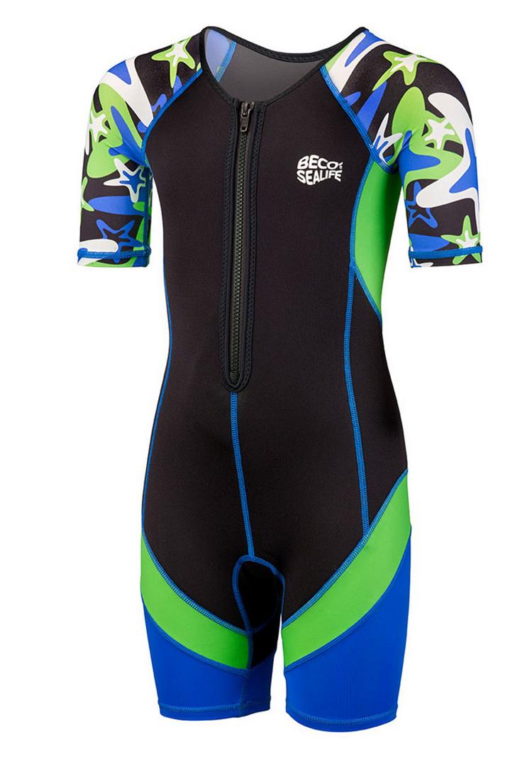 BECO BEERMANN BECO BEERMANN BECO-SEALIFE&reg; Neoprenanzug Jungen - schwarz-gr&uuml;n - 0 | SportScheck