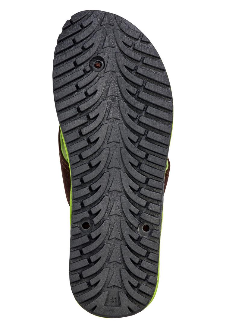 BECO BEERMANN BECO BEERMANN BEactive V-Strap Badelatschen - dunkelbraun-gr&uuml;n - 5 | SportScheck