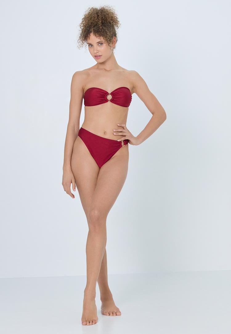 LSCN by Lascana LSCN by Lascana Bikini-Hose Bikini Hose Damen - red wine - 1 | SportScheck